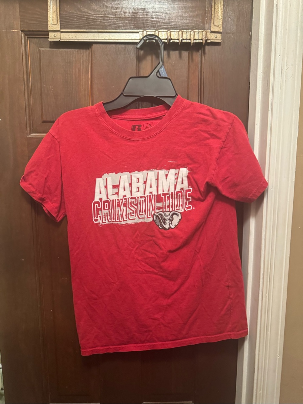 Boys Size 10-12 Russell Athletic Red Alabama Crimson Tide Graphic Tee